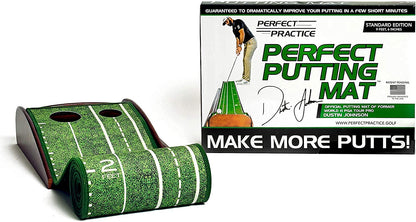 New Perfect Practice Golf Putting Mat Standard Edition 9' 6" x 15"