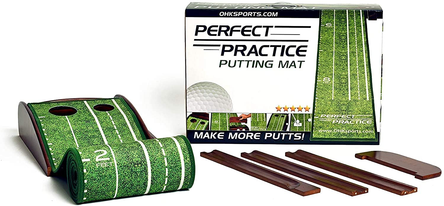 New Perfect Practice Golf Putting Mat Standard Edition 9' 6" x 15"