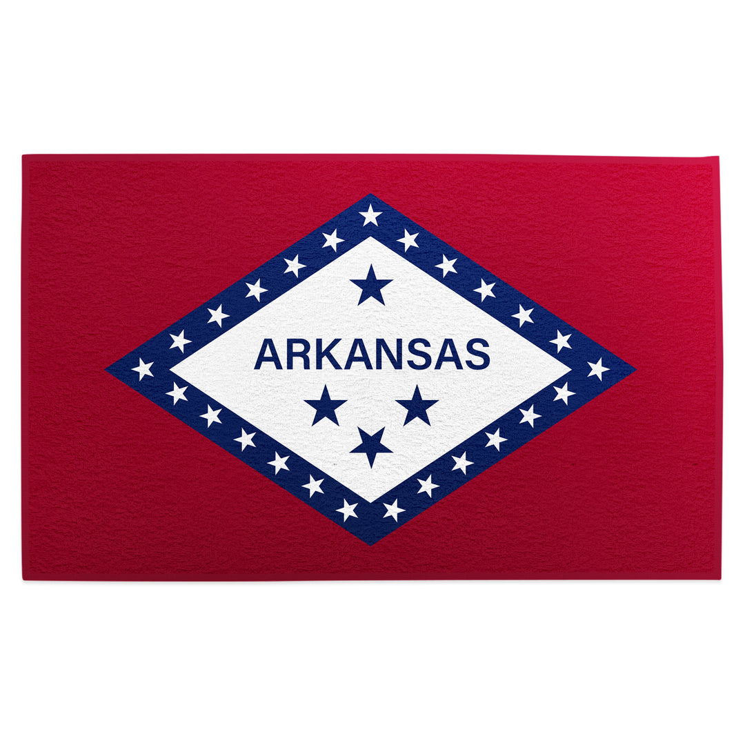 Arkansas Flag Golf Towel