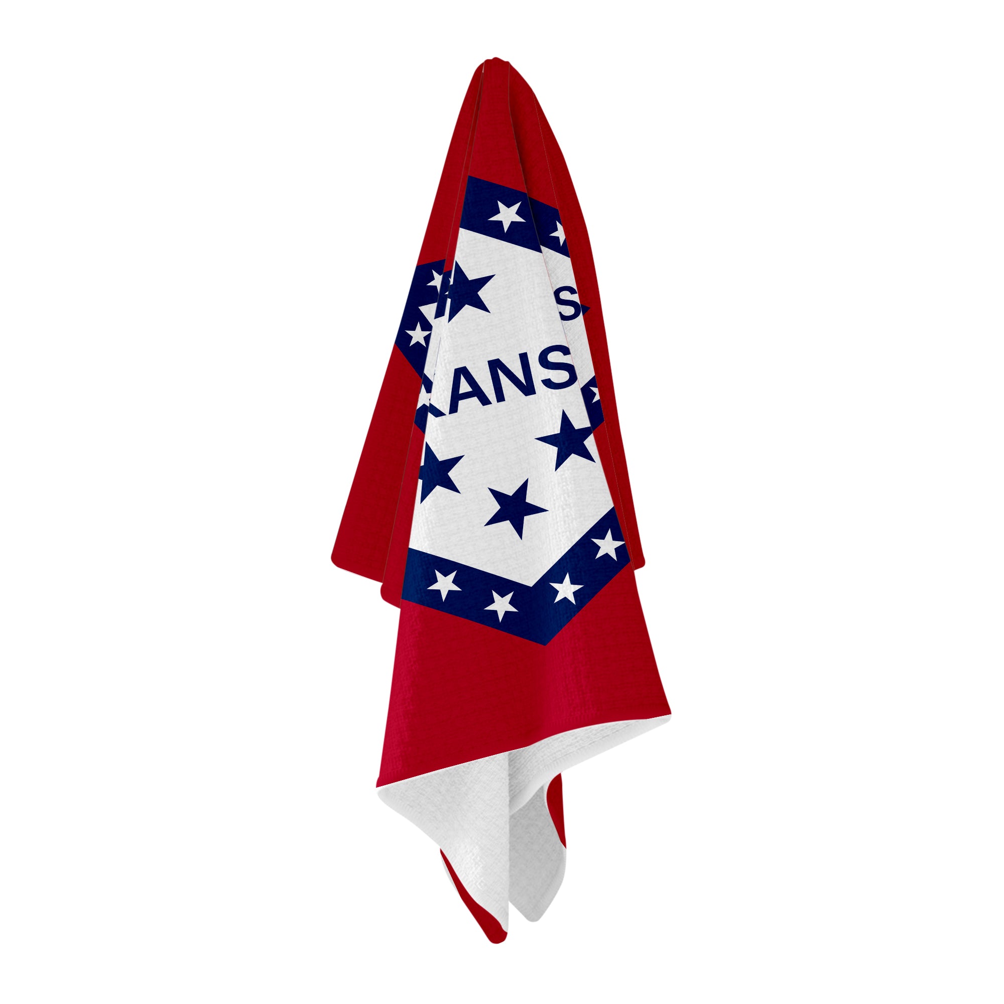 Arkansas Flag Golf Towel