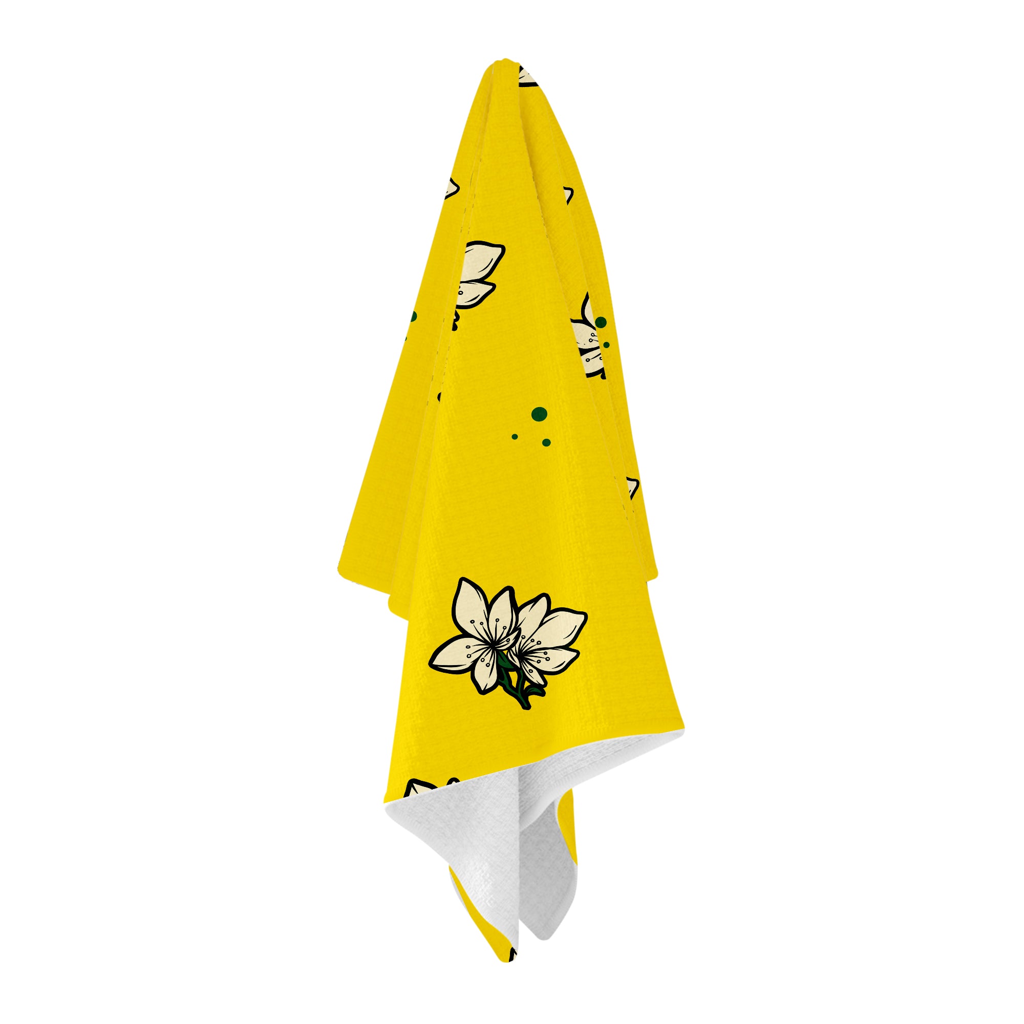 Yellow Azalea Golf Towel