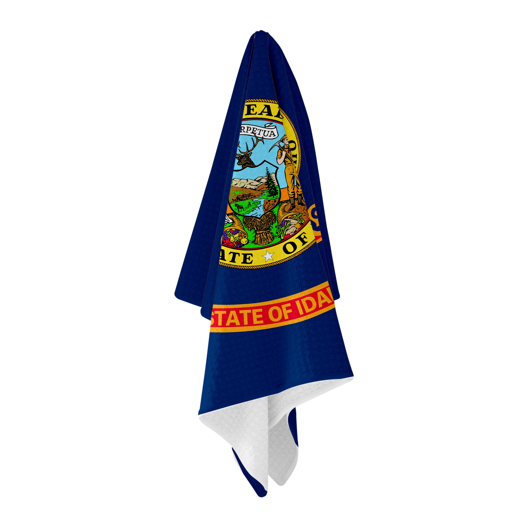 Idaho Flag Golf Towel