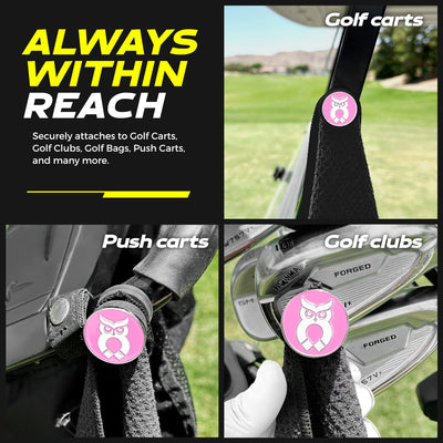 Pink MagnetOwl Mini Ball Marker - Shop.GolfersAuthority