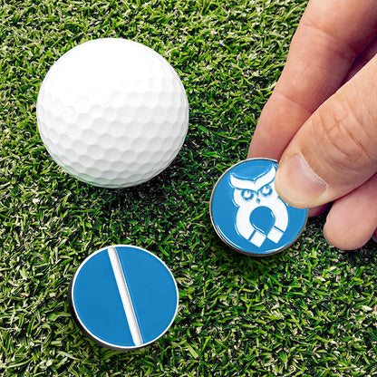 Blue MagnetOwl Ball Marker