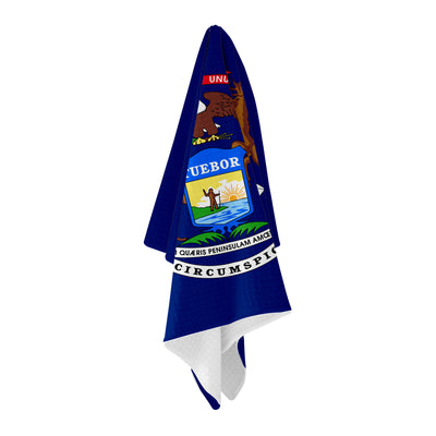 Michigan Flag Golf Towel - Shop.GolfersAuthority