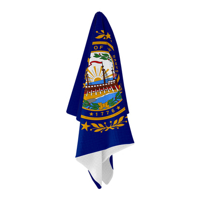 New Hampshire Flag Golf Towel