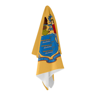 New Jersey Flag Golf Towel - Shop.GolfersAuthority