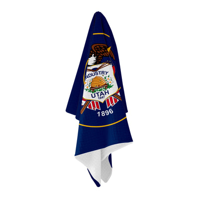 Utah Flag Golf Towel - Shop.GolfersAuthority