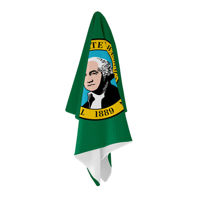 Washington Flag Golf Towel - Shop.GolfersAuthority